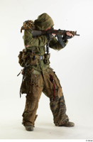  Photos John Hopkins Army Postapocalyptic Suit Poses aiming the gun standing whole body 0007.jpg